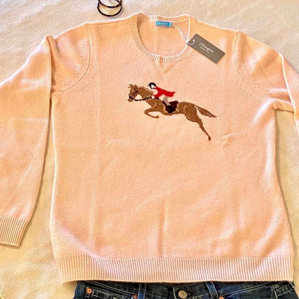 NWT Classic J McLaughlin Cashmere Sweater